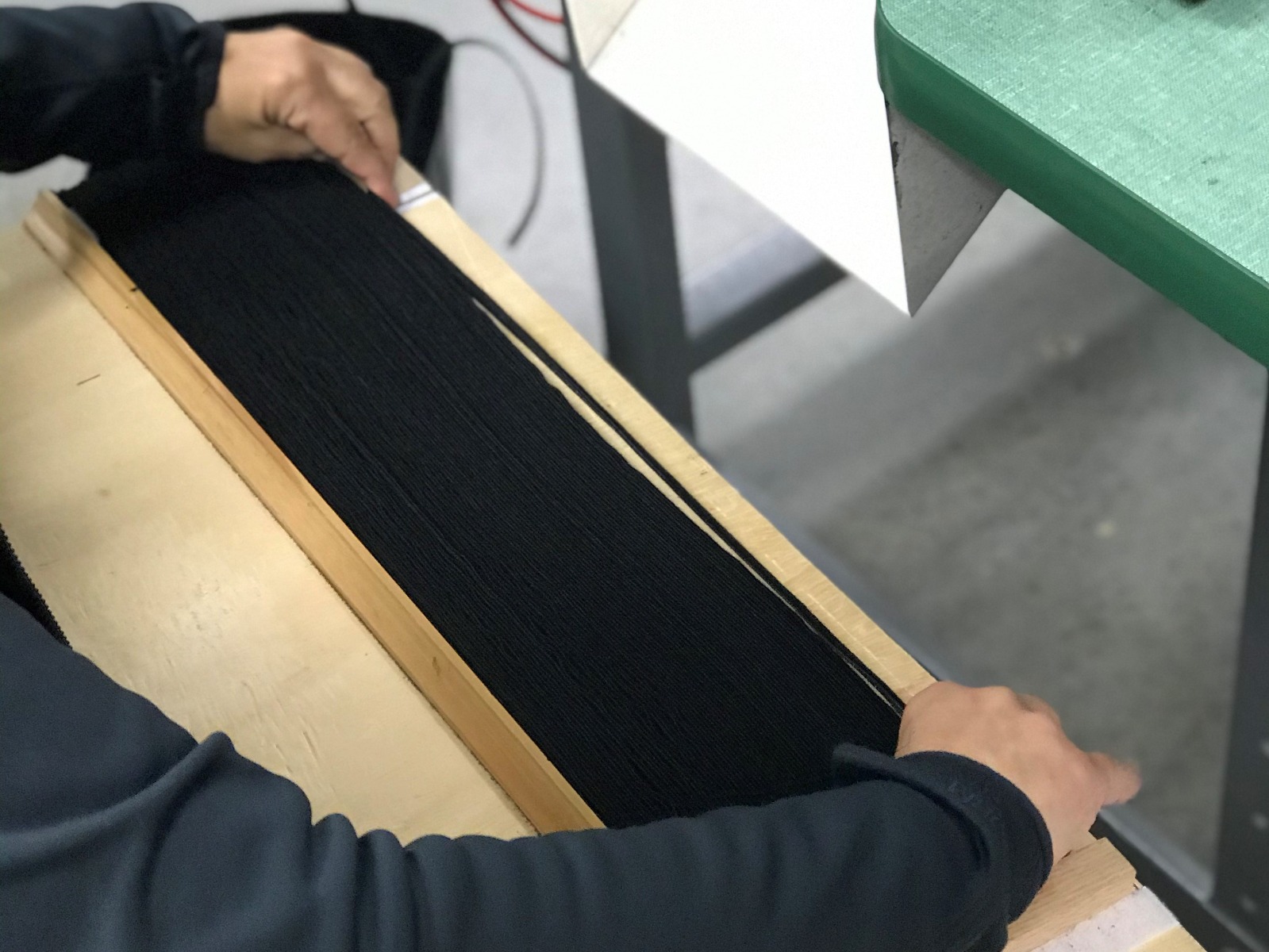 The cut and stack service allows for organized pre-cut pieces of back to back hook and loop fasteners instead of receiving a tangled mess.