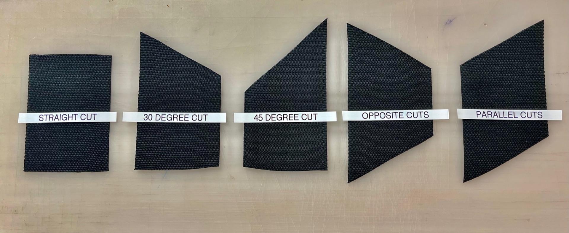 Webbing Angle Cuts Now Available