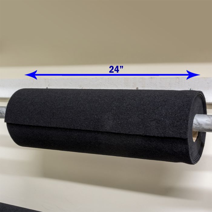 24" - Velcro® brand Wide Loop - Black 188980