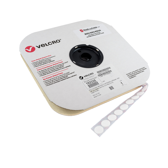 3/4" - VELCRO® brand Hook VELCOIN® - White 192314