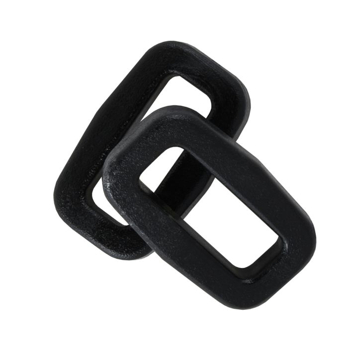 5/8" - DuraGrip brand Plastic Rectangular Rings - Black BN401-0058-BLAC