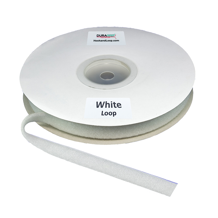 1" White Loop Peel and Stick