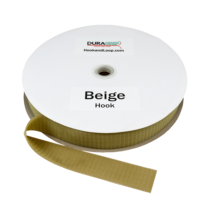 1.5" - DuraGrip Brand Sew-On Hook - Beige DG15BGHS