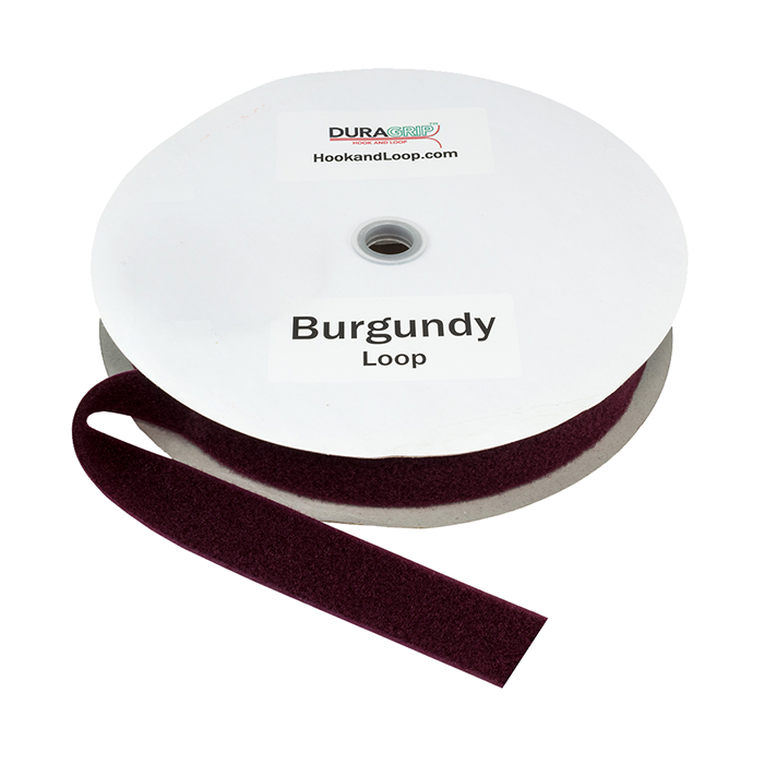 1.5" - DuraGrip Brand Sew-On Loop - Burgundy DG15BULS