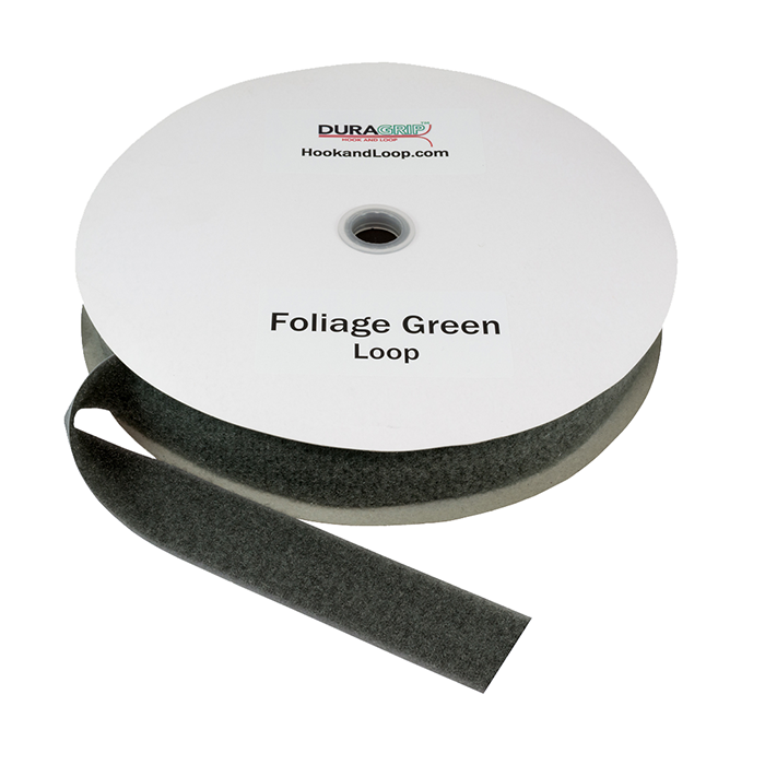 1.5" - DuraGrip Brand Sew-On Loop - Foliage Green DG15FGLS