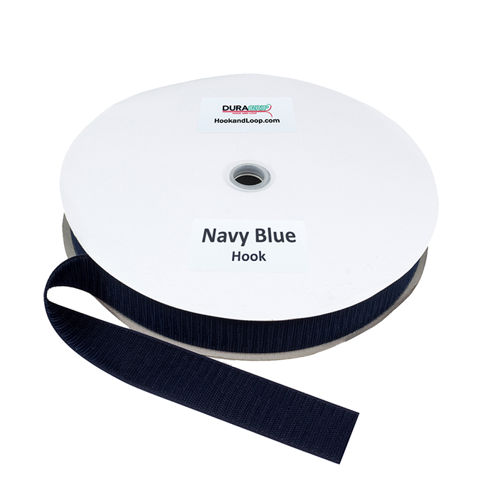1.5" - DuraGrip Brand Sew-On Hook - Navy Blue DG15NBHS