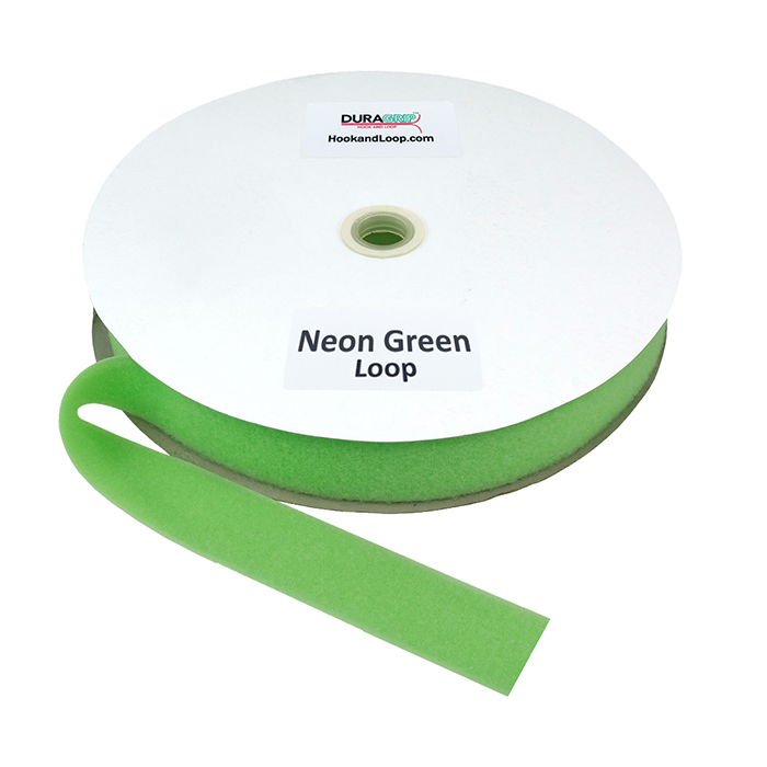 1.5" - DuraGrip Brand Sew-On Loop - Neon Green DG15NGLS
