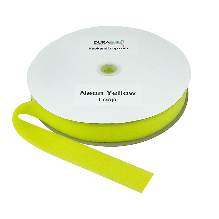 1.5" - DuraGrip Brand Sew-On Loop - Neon Yellow DG15NYLS