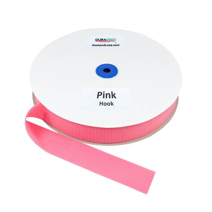 1.5" - DuraGrip Brand Sew-On Hook - Pink DG15PKHS