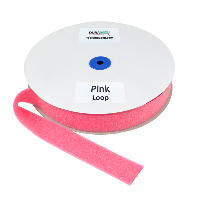 1.5" - DuraGrip Brand Sew-On Loop - Pink DG15PKLS
