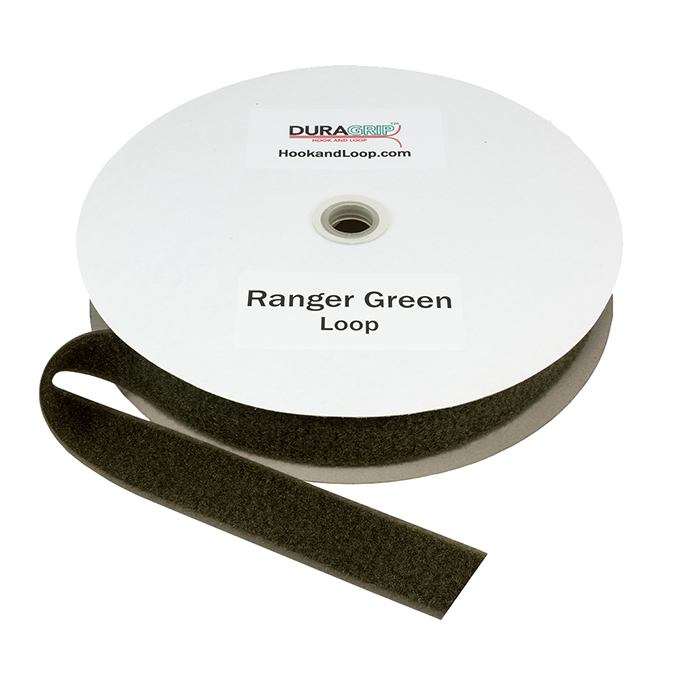 1.5" - DuraGrip brand Sew-On Loop - Ranger Green DG15RGLS