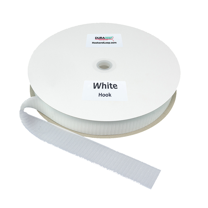 1.5" - DuraGrip brand Sew-On Hook - White DG15WHHS