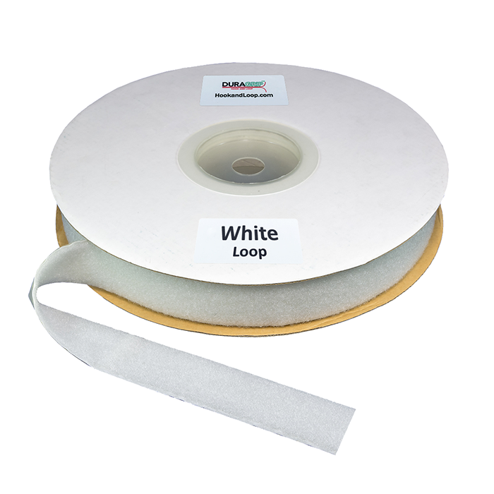 Duragrip 1.5" White Loop Acrylic