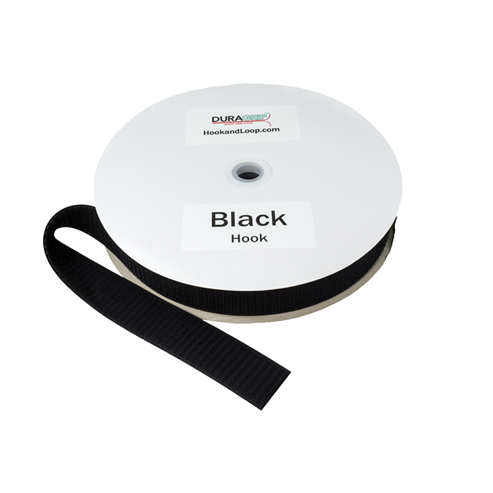2" - DuraGrip brand Sew-On Polyester Loop - Black DG20BLHPYS
