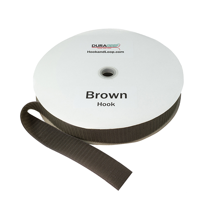 2" - DuraGrip Brand Sew-On Hook - Brown DG20BRHS