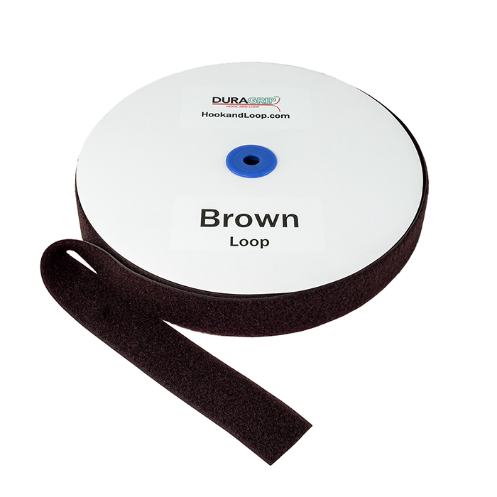 2" - DuraGrip Brand Sew-On Loop - Brown DG20BRLS