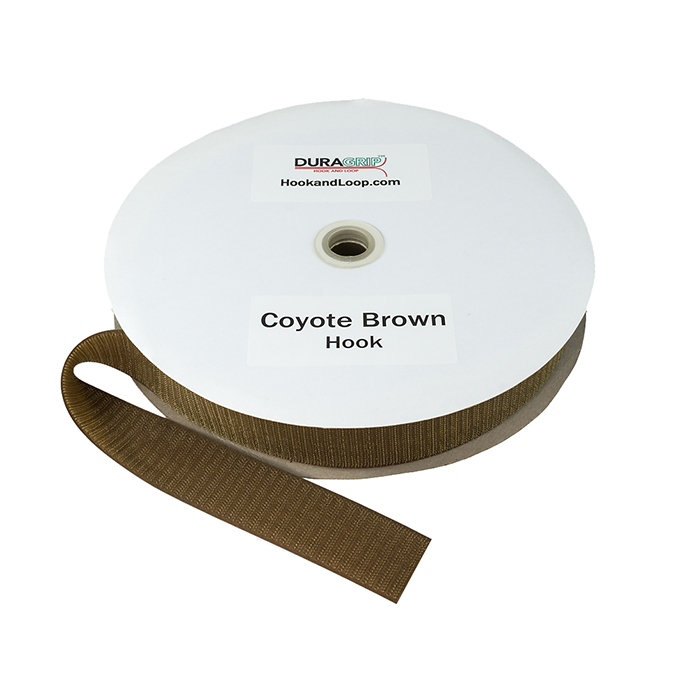 2" - DuraGrip Brand Sew-On Hook - Coyote Brown DG20CBHS