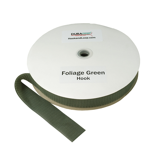 2" - DuraGrip Brand Sew-On Hook - Foliage Green DG20FGHS