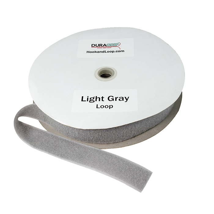 2" - DuraGrip Brand Sew-On Loop - Light Gray DG20LGLS