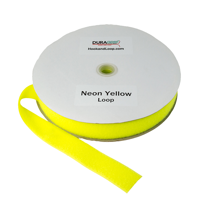 2" - DuraGrip Brand Sew-On Loop - Neon Yellow DG20NYLS