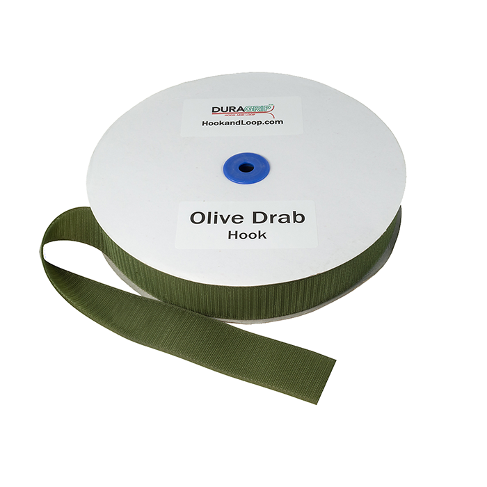 2" - DuraGrip Brand Sew-On Hook - Olive Drab DG20ODHS