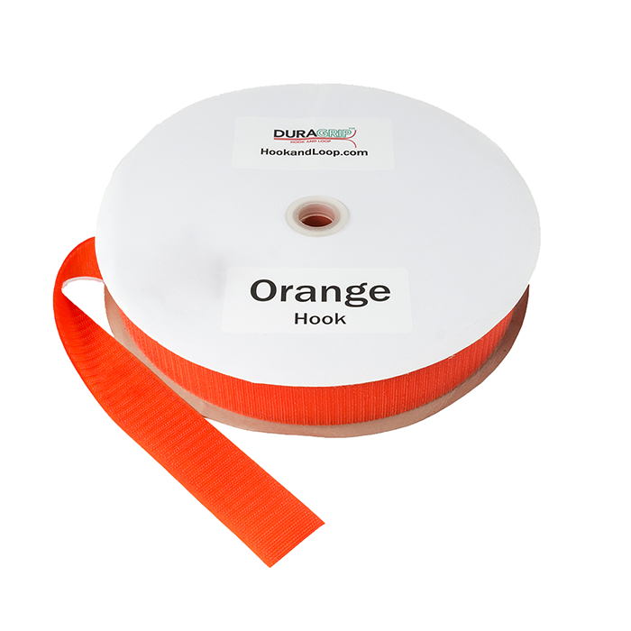 2" - DuraGrip Brand Sew-On Hook - Orange DG20ORHS