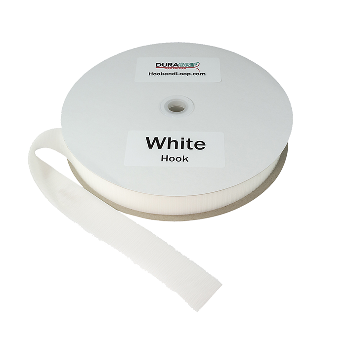2" - DuraGrip brand Sew-On Hook - White DG20WHHS