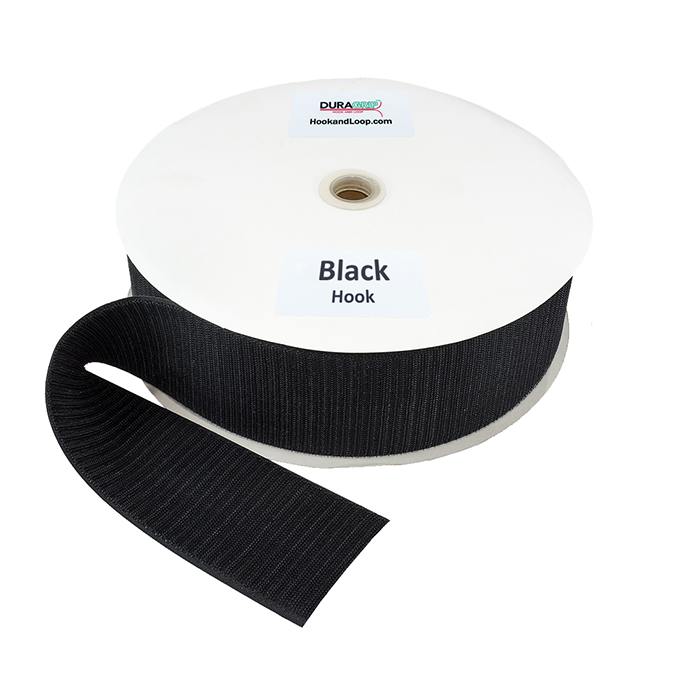 3" - DuraGrip Brand Sew-On Hook - Black DG30BLHS