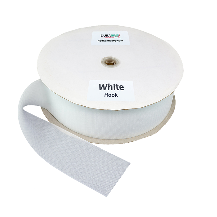 3" - DuraGrip brand Sew-On Hook - White DG30WHHS