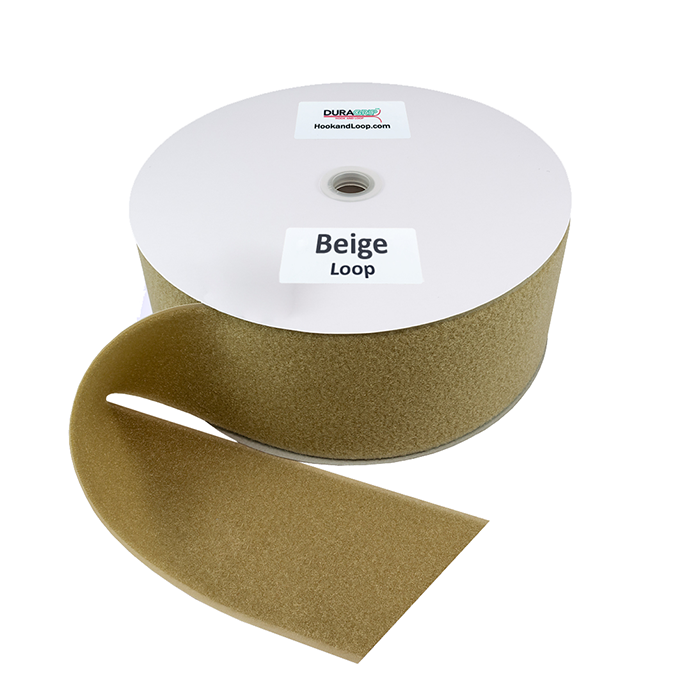 4" - DuraGrip Brand Sew-On Loop - Beige DG40BGLS
