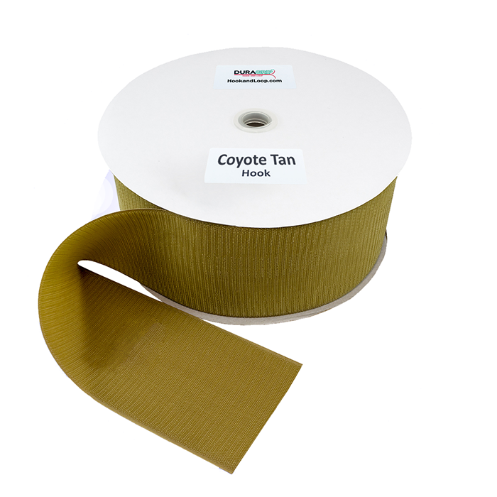 4" - DuraGrip Brand Sew-On Hook - Coyote Tan DG40CTHS
