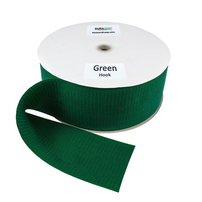 4" - DuraGrip Brand Sew-On Hook - Kelly Green DG40GRHS