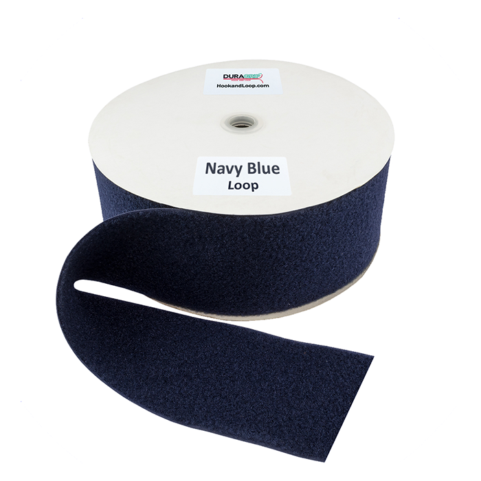 4" - DuraGrip Brand Sew-On Loop - Navy Blue DG40NBLS