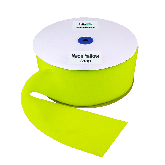 4" - DuraGrip Brand Sew-On Loop - Neon Yellow DG40NYLS