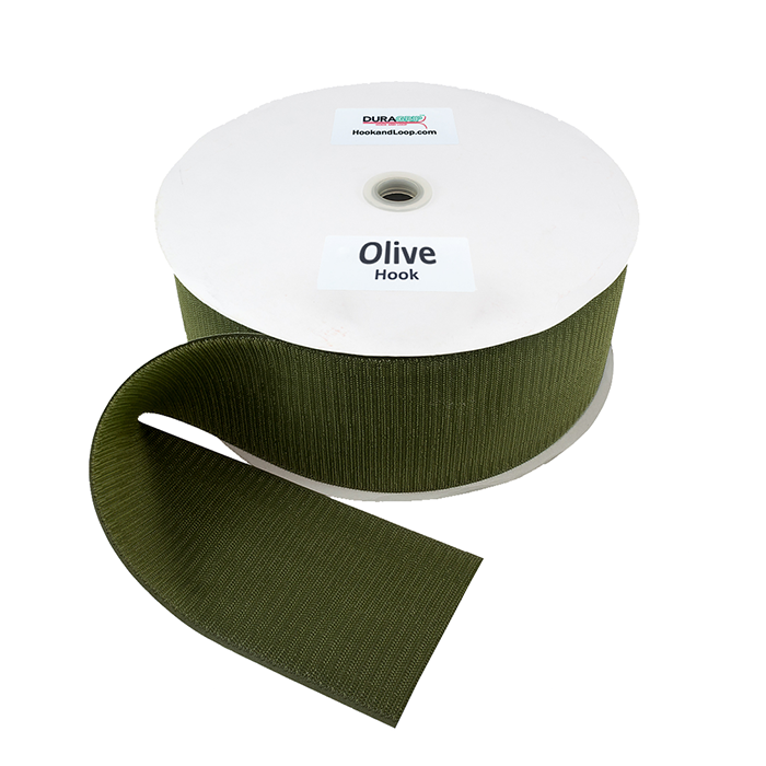 4" - DuraGrip Brand Sew-On Hook - Olive Drab DG40ODHS