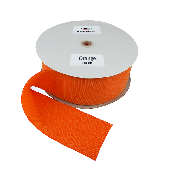 4" - DuraGrip Brand Sew-On Hook - Orange DG40ORHS