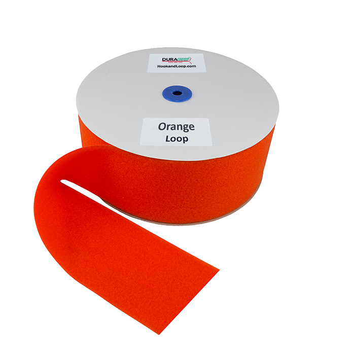 4" - DuraGrip Brand Sew-On Loop - Orange DG40ORLS