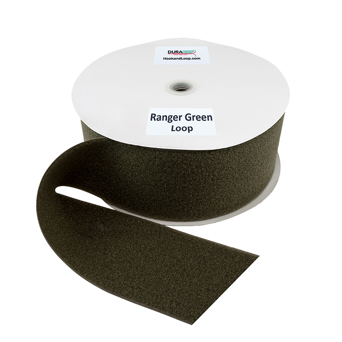 4" - DuraGrip brand Sew-On Loop - Ranger Green DG40RGLS