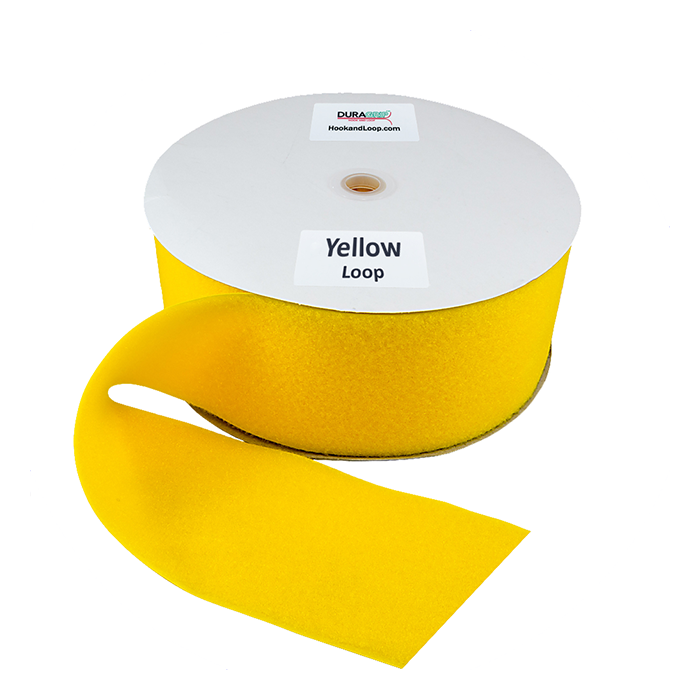 4" - DuraGrip brand Sew-On Loop - Yellow DG40YWLS