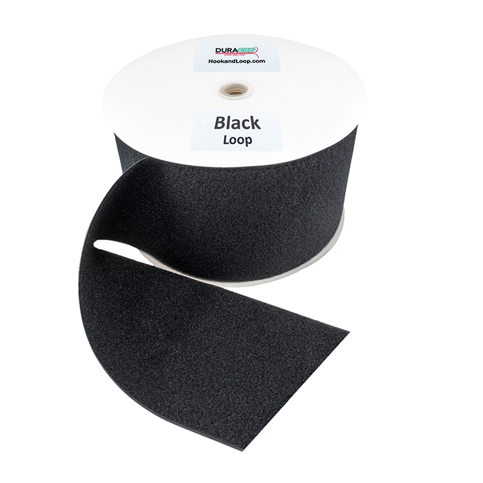 5" - DuraGrip Brand Sew-On Loop - Black DG50BLLS