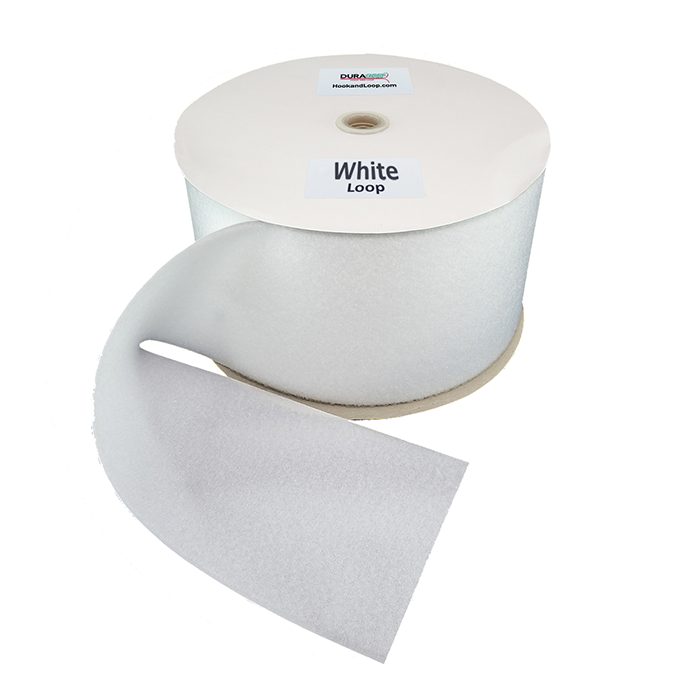 5" - DuraGrip brand Sew-On Loop - White DG50WHLS