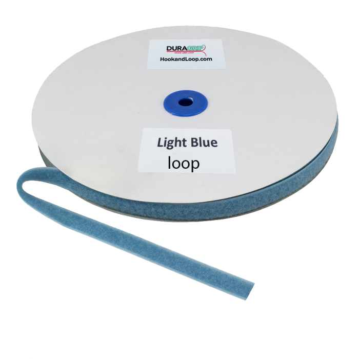 5/8" - DuraGrip Brand Sew-On Loop - Light Blue DG58LBLS