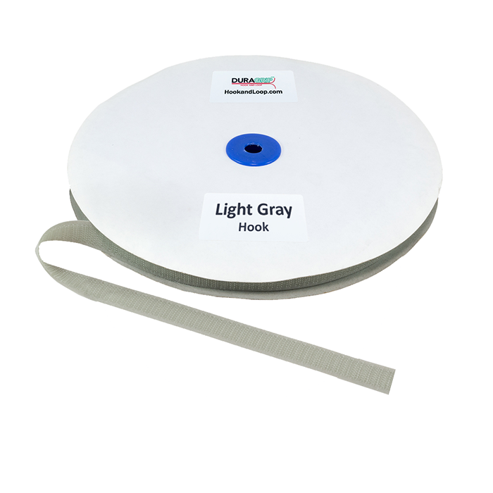 5/8" - DuraGrip Brand Sew-On Hook - Light Gray DG58LGHS