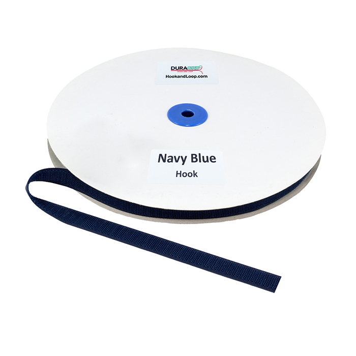 5/8" - DuraGrip Brand Sew-On Hook - Navy Blue DG58NBHS