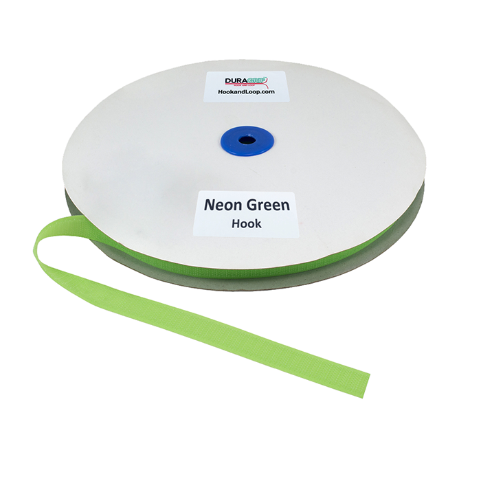 5/8" - DuraGrip Brand Sew-On Hook - Neon Green DG58NGHS