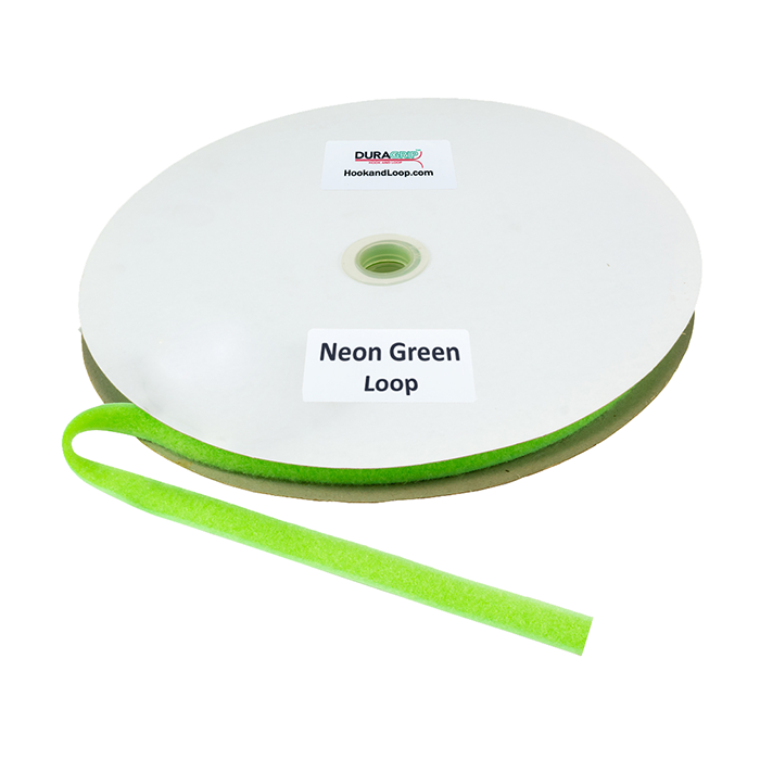 5/8" - DuraGrip Brand Sew-On Loop - Neon Green DG58NGLS