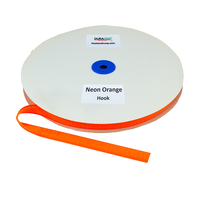 5/8" - DuraGrip Brand Sew-On Hook - Neon Orange DG58NOHS