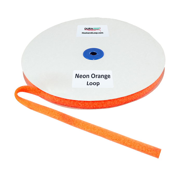 5/8" - DuraGrip Brand Sew-On Loop - Neon Orange DG58NOLS