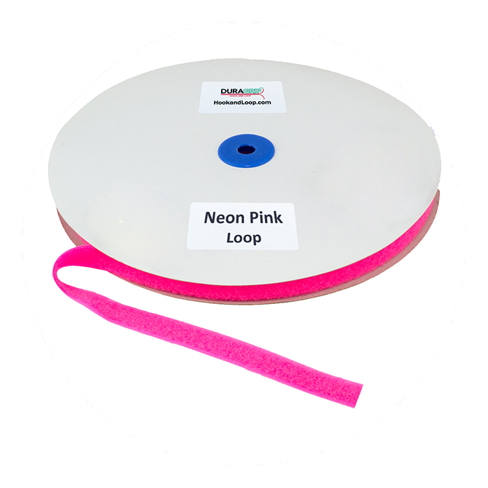 5/8" - DuraGrip Brand Sew-On Loop - Neon Pink DG58NPLS