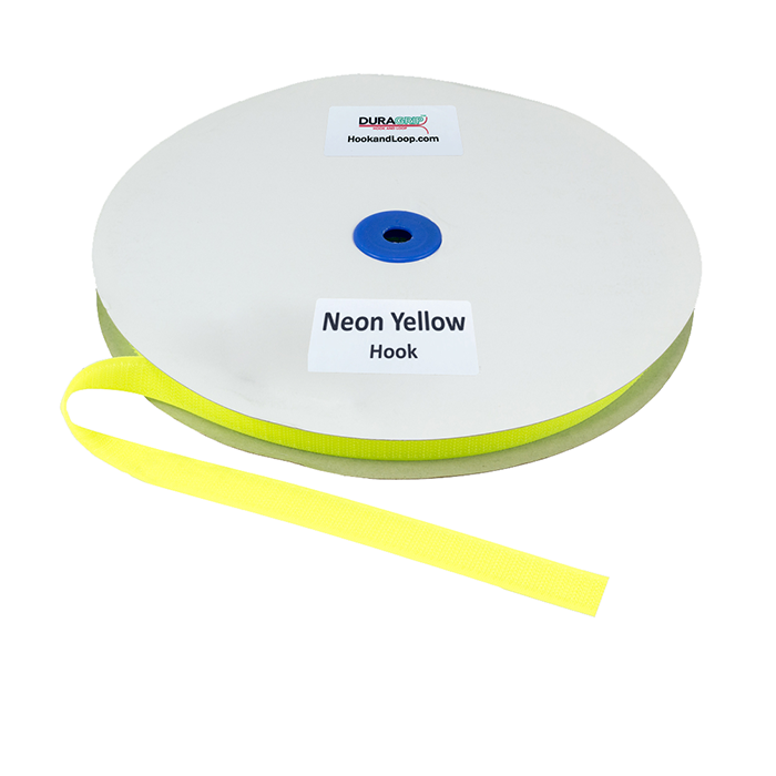 5/8" - DuraGrip Brand Sew-On Hook - Neon Yellow DG58NYHS